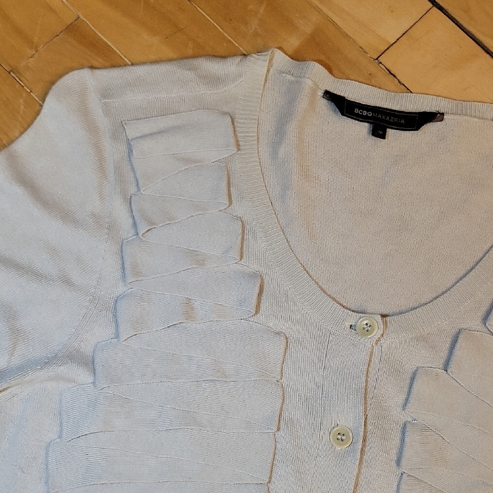 BCBG‎ Paris Cardigan with Textured Design